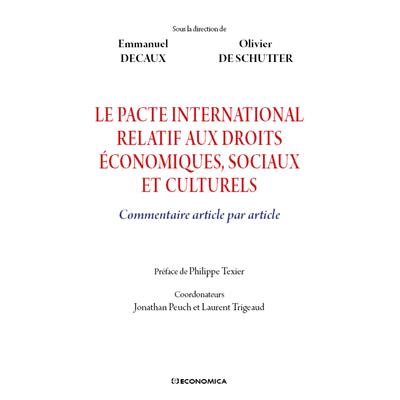 Le pacte international relatif aux droits économiques, sociaux et culturels