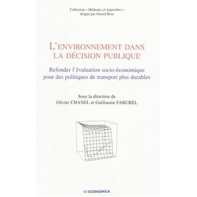 L'environnement dans la décision publique