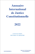 Annuaire international de justice constitutionnelle, volume XXXVIII, 2022