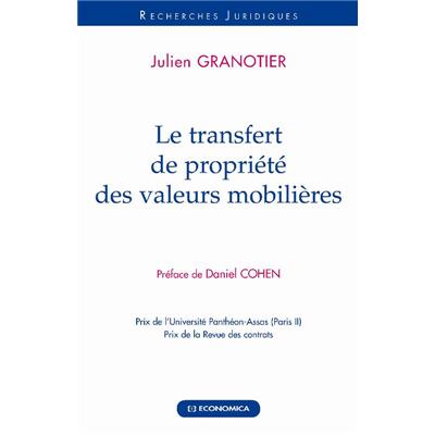 Le transfert de propriété des valeurs mobilières