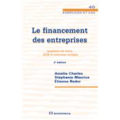 Le financement des entreprises : questions de cours, QCM et exercices corrigs