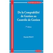 De la comptabilit de gestion au contrle de gestion, 7 d.