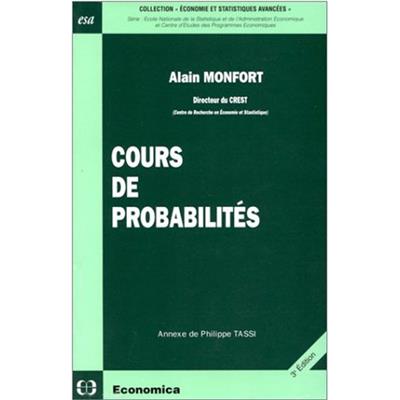 Cours de probabilités