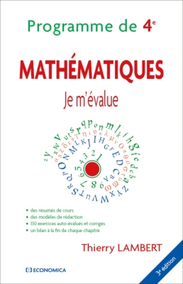 Mathématiques - Je m'évalue - Programme de 4e