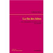 La fin des btes - une ethnographie de la mise  mort des animaux